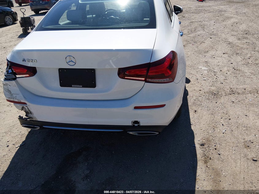 2019 Mercedes-Benz A 220 VIN: WDD3G4EB6KW019524 Lot: 44810423