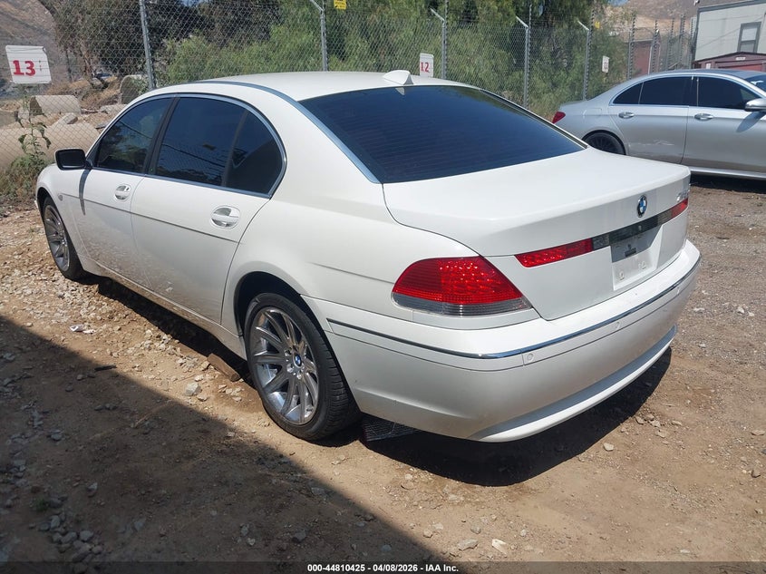 2004 BMW 745Li VIN: WBAGN63514DS54435 Lot: 44810425