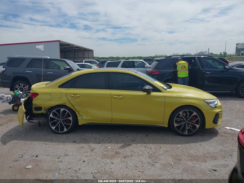2024 Audi S3 Premium Plus Tfsi Quattro S Tronic VIN: WAUH3DGYXRA100964 Lot: 44810529