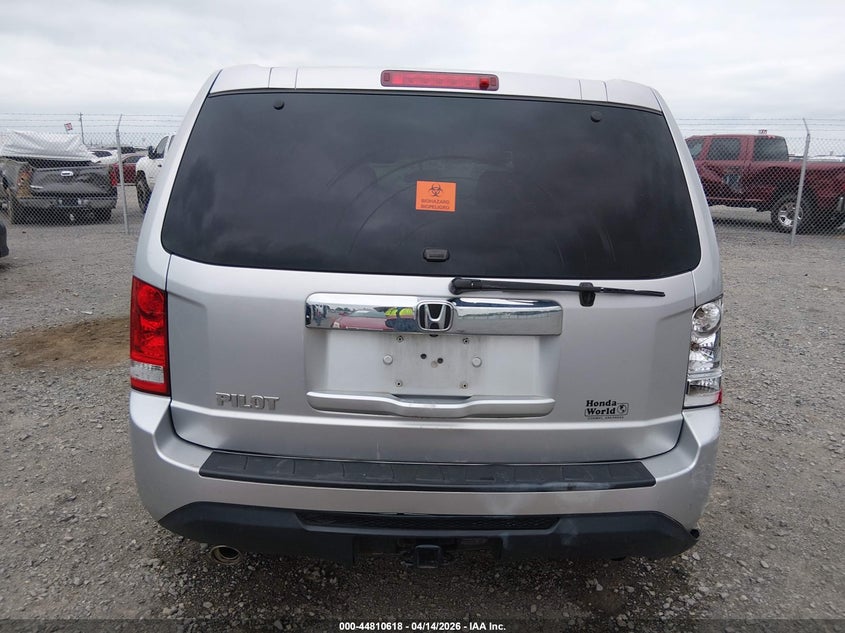 2013 Honda Pilot Ex-L VIN: 5FNYF3H51DB025595 Lot: 44810618