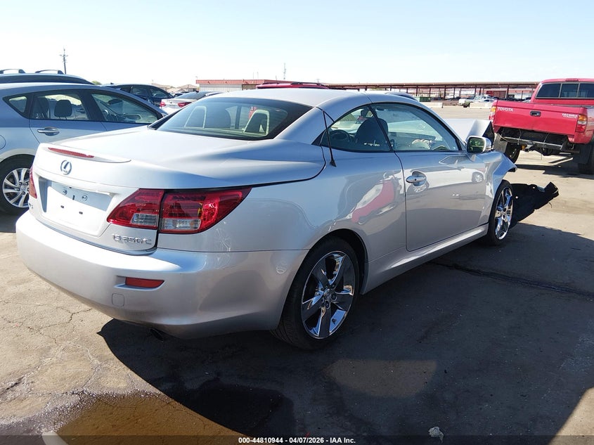 Vin: jthff2c26a2508639, lot: 45308212, lexus is 250c 20104