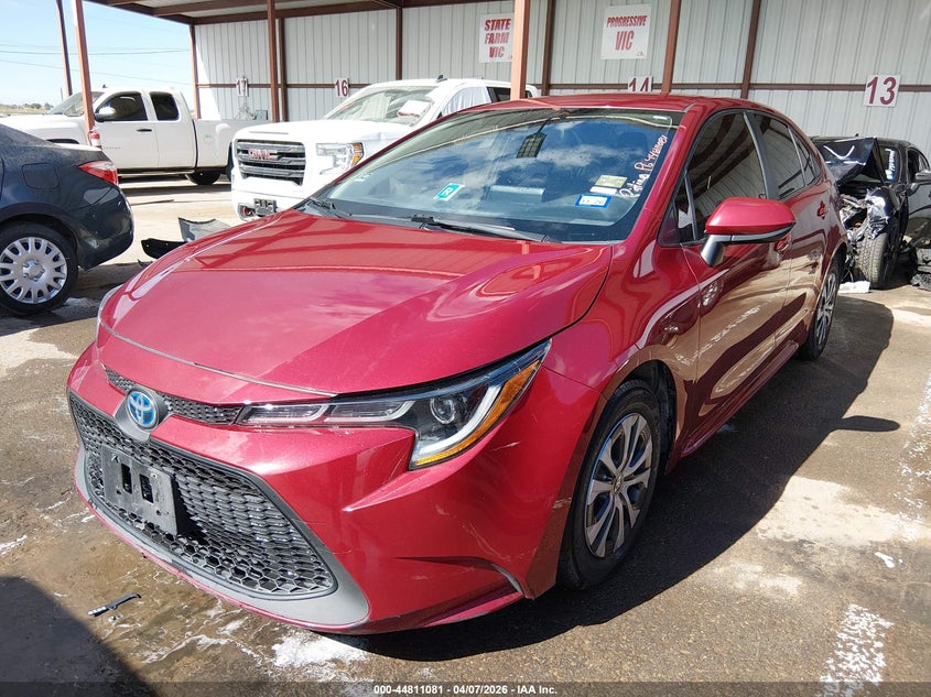 2022 Toyota Corolla Hybrid Le JTDEAMDE7NJ059547 photo 1