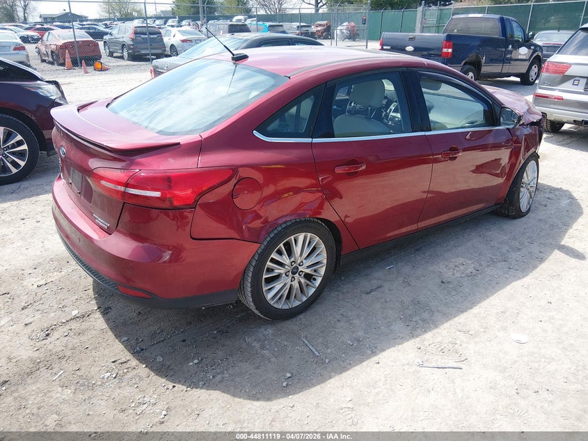 Vin: 1fadp3j28fl323157, lot: 45308387, ford focus titanium 20154