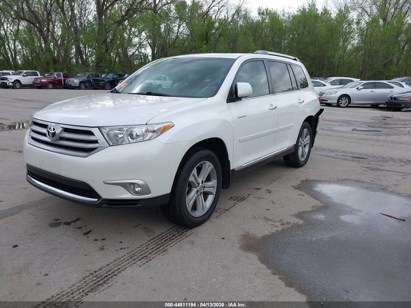 2012 Toyota Highlander 3.5 Limited V6 white Lot 111044811194 Vin 5TDDK3EH0CS117770