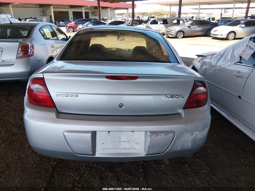 2004 Dodge Neon Se VIN: 1B3ES26C64D635981 Lot: 44811300