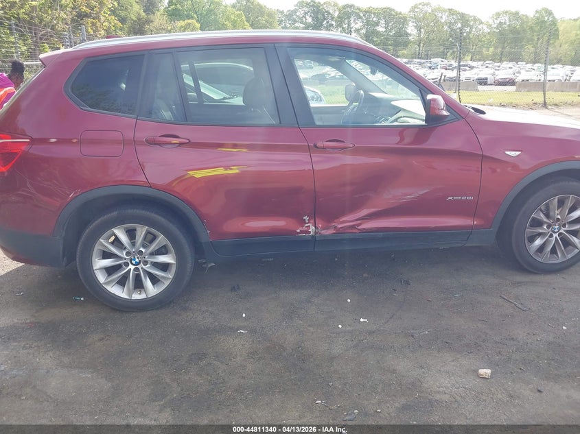 2014 BMW X3 xDrive28I VIN: 5UXWX9C50E0D13799 Lot: 44811340