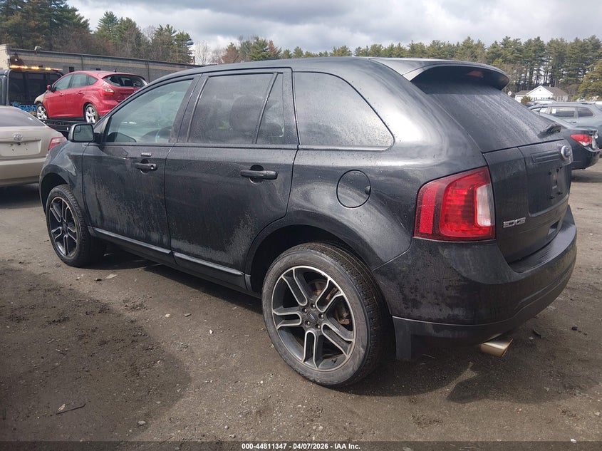 2014 Ford Edge 3.5 Sel black Lot 111044811347 Vin 2FMDK4JC3EBA76244