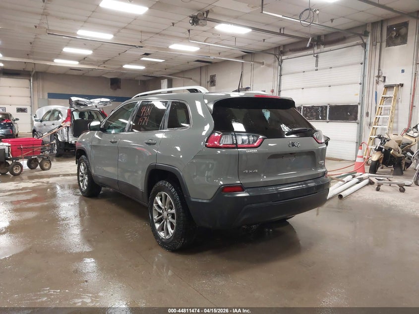 2020 Jeep Cherokee 2.4 Latitude Plus 4X4 grey Lot 111044811474 Vin 1C4PJMLB0LD617511