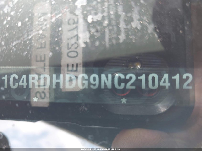 2022 Dodge Durango Gt Plus Rwd VIN: 1C4RDHDG9NC210412 Lot: 44811512