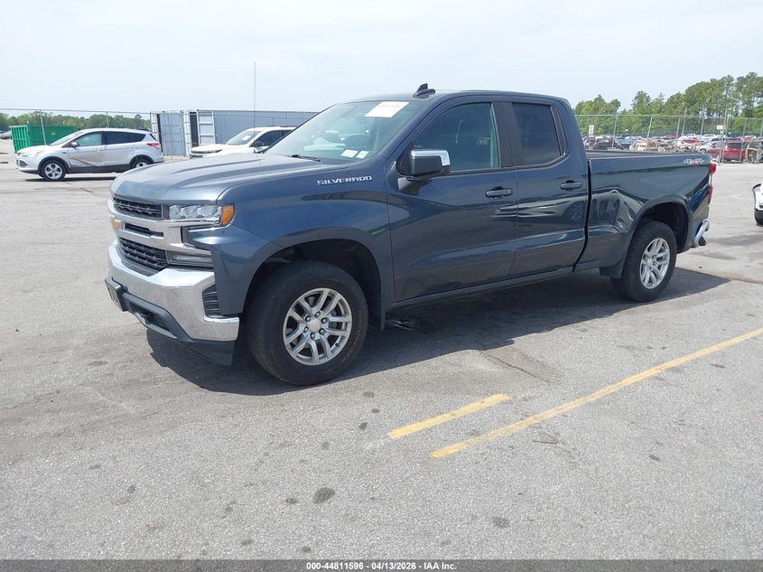 2020 Chevrolet Silverado 5.3 1500 4Wd Standard Bed Lt turquoise Lot 111044811596 Vin 1GCRYDED5LZ344779