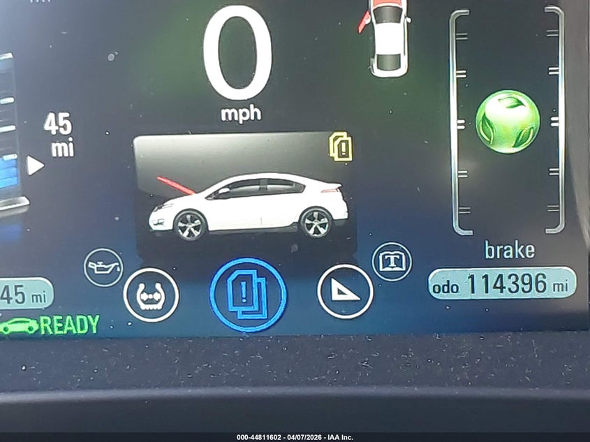 2014 Chevrolet Volt VIN: 1G1RE6E40EU154384 Lot: 44811602