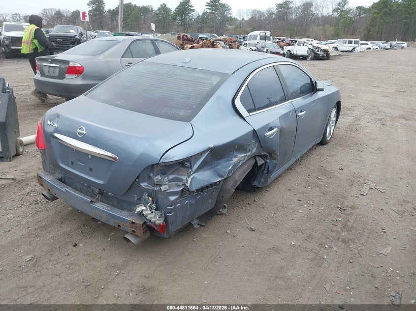 2010 Nissan Maxima 3.5 3.5 Sv blue Lot 111044811664 Vin 1N4AA5AP2AC842595