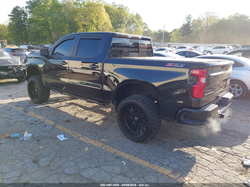 2021 Chevrolet Silverado 5.3 1500 4Wd Short Bed Lt Trail Boss black Lot 111044811685 Vin 3GCPYFED7MG250231