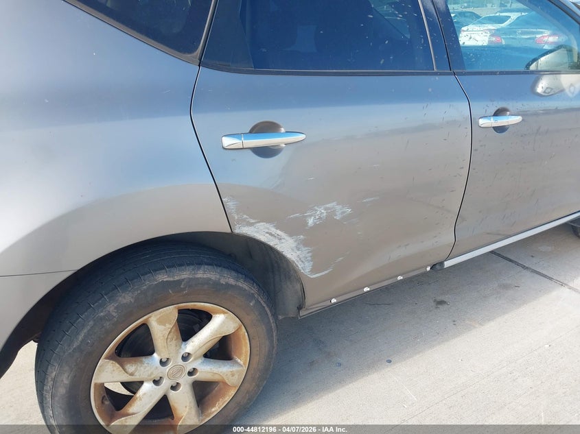 2009 Nissan Murano Sl VIN: JN8AZ18U99W101138 Lot: 44812196