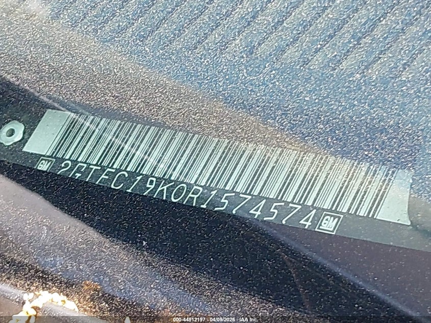 1994 GMC Sierra C1500 VIN: 2GTEC19K0R1574574 Lot: 44812197