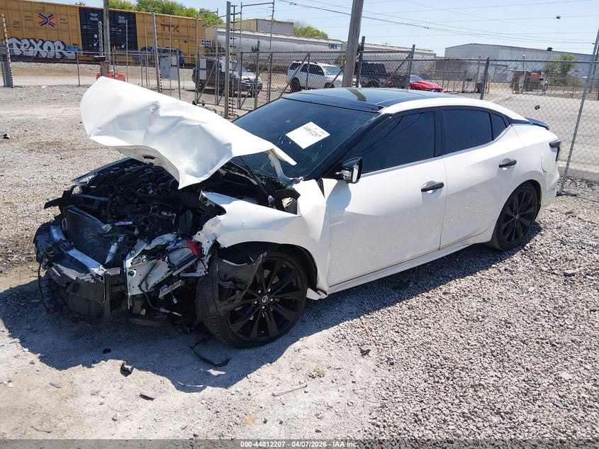 2020 Nissan Maxima 3.5 white Lot 111044812207 Vin 1N4AA6EV7LC380679