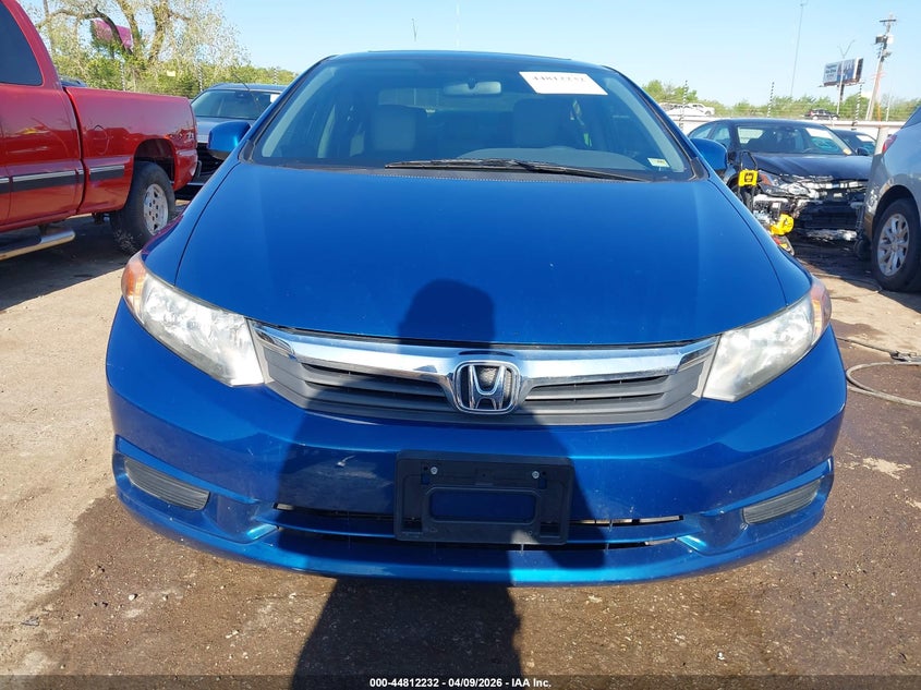 2012 Honda Civic 1.8 Ex blue Lot 111044812232 Vin 2HGFB2F89CH532328