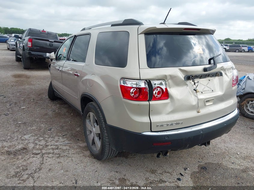 Vin: 1gkkrred0bj312643, lot: 45309565, gmc acadia slt-1 20113