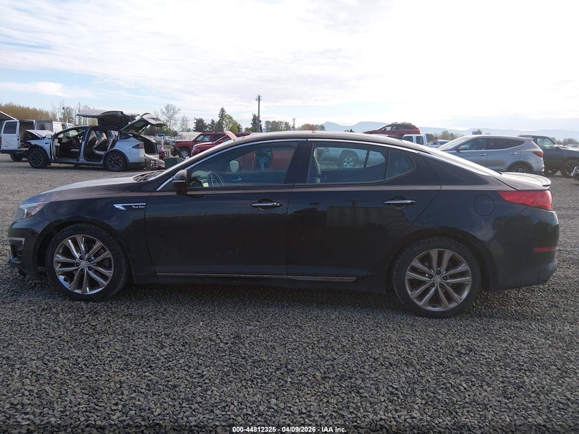2015 Kia Optima 2.0 Sxl Turbo Black Lot 111044812325 Vin 5XXGR4A66FG390074