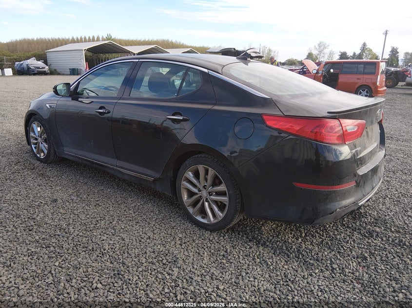2015 Kia Optima 2.0 Sxl Turbo Black Lot 111044812325 Vin 5XXGR4A66FG390074