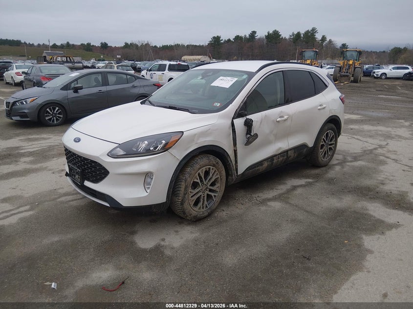 2020 Ford Escape 1.5 Sel White Lot 111044812329 Vin 1FMCU0H67LUC71947