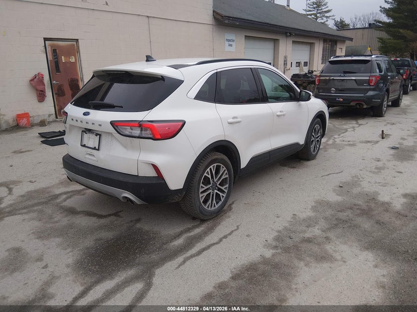 2020 Ford Escape 1.5 Sel White Lot 111044812329 Vin 1FMCU0H67LUC71947