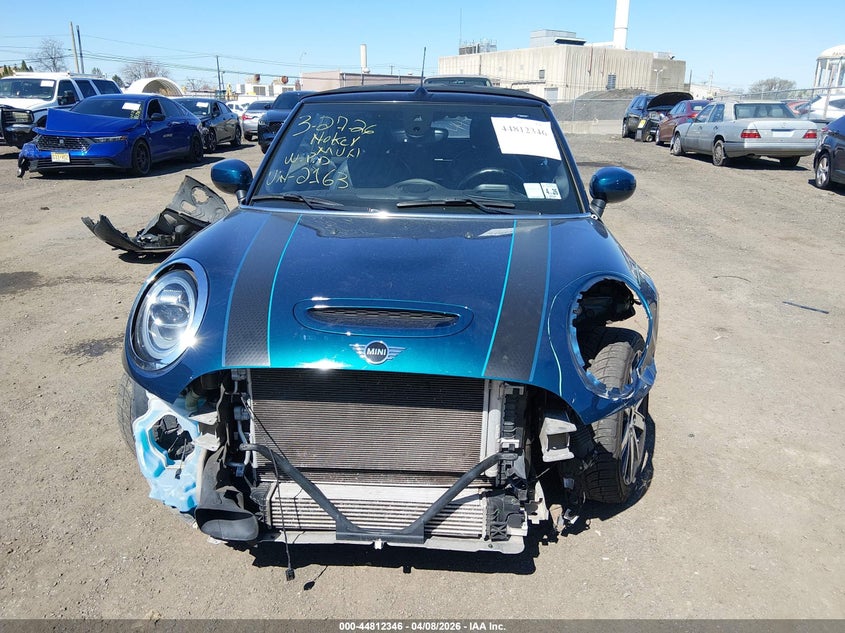2021 Mini Convertible Cooper S VIN: WMWWJ5C04M3N22163 Lot: 44812346