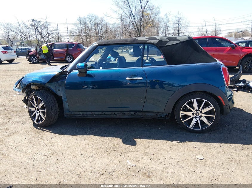 2021 Mini Convertible Cooper S VIN: WMWWJ5C04M3N22163 Lot: 44812346