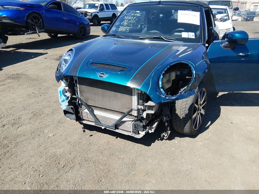 2021 Mini Convertible Cooper S VIN: WMWWJ5C04M3N22163 Lot: 44812346