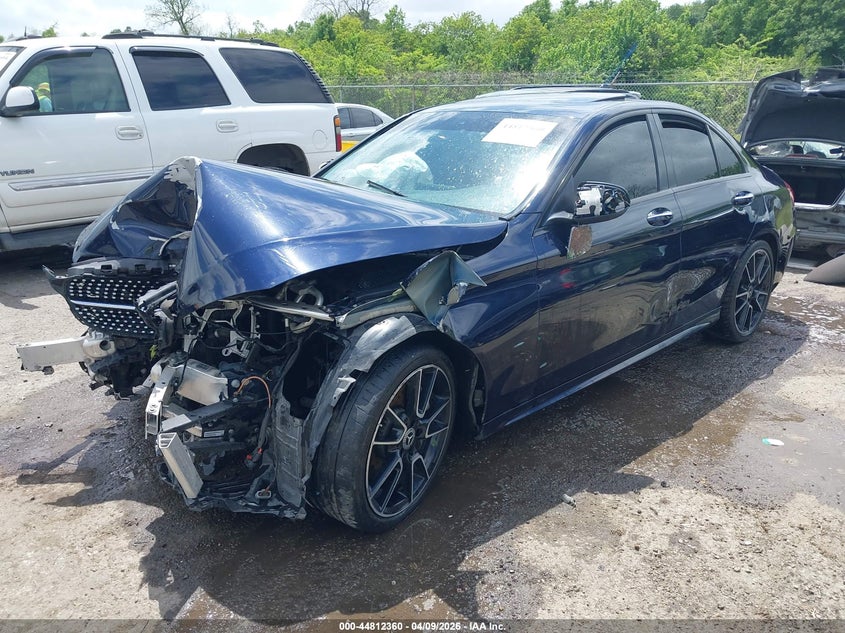 Vin: 55swf8db1lu323030, lot: 45309628, mercedes-benz c 300 20202