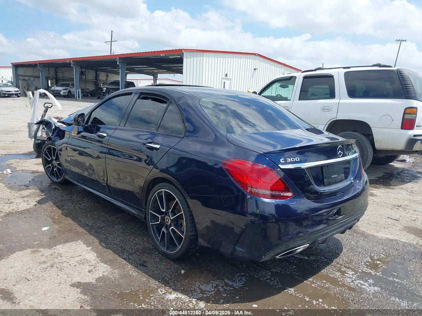 Vin: 55swf8db1lu323030, lot: 45309628, mercedes-benz c 300 20203