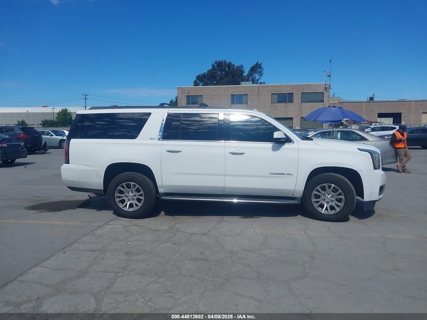 2017 Gmc Yukon 5.3 Xl Slt white Lot 111044812602 Vin 1GKS2GKC1HR322662