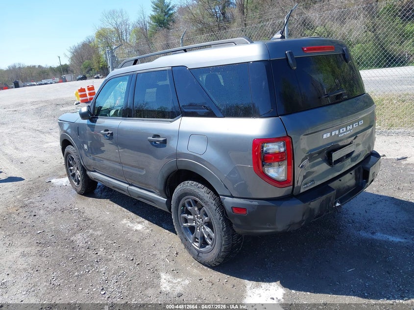 Vin: 3fmcr9b60nrd37392, lot: 45309932, ford bronco sport big bend 20223
