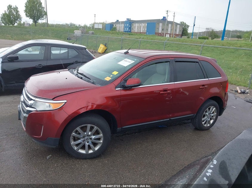2014 Ford Edge 3.5 Limited red Lot 111044812722 Vin 2FMDK4KC3EBA51245
