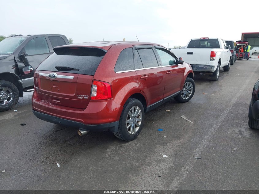 2014 Ford Edge 3.5 Limited red Lot 111044812722 Vin 2FMDK4KC3EBA51245