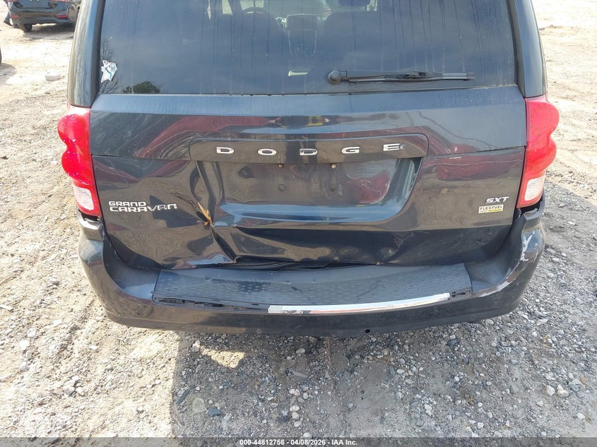 2014 Dodge Caravan 3.6 Grand Sxt grey Lot 111044812756 Vin 2C4RDGCG1ER260143