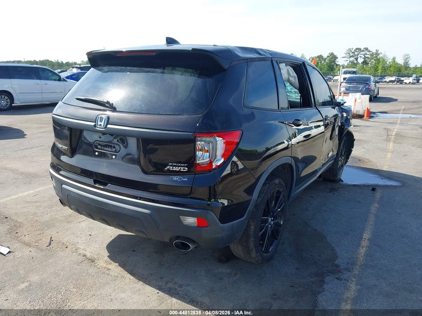2019 Honda Passport Sport VIN: 5FNYF8H25KB019380 Lot: 44812838