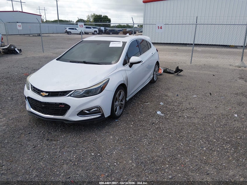 2017 Chevrolet Cruze 1.4 Premier Auto white Lot 111044812907 Vin 3G1BF6SM7HS580130