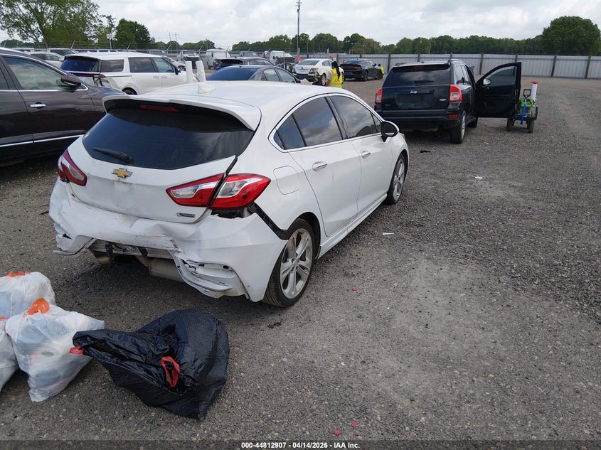 2017 Chevrolet Cruze 1.4 Premier Auto white Lot 111044812907 Vin 3G1BF6SM7HS580130