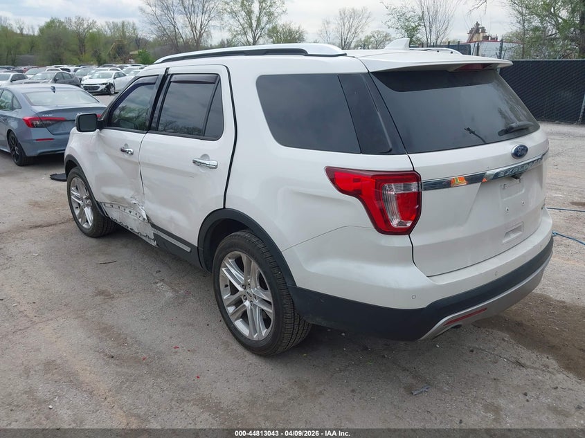 2017 Ford Explorer 2.3 Limited white Lot 111044813043 Vin 1FM5K8FH8HGB89328