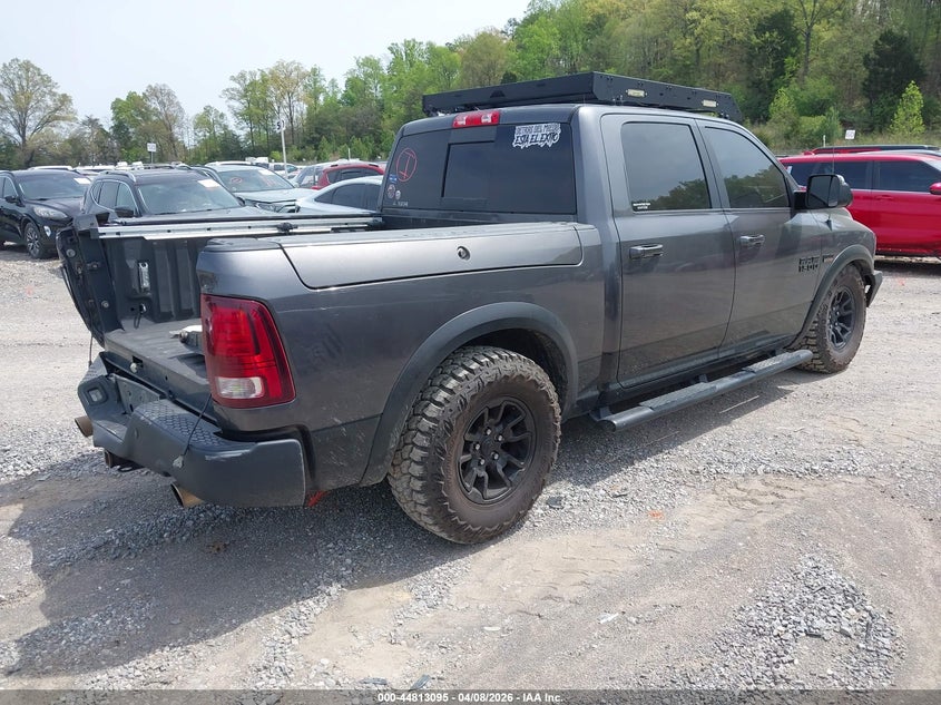 Vin: 1c6rr7yt2js154937, lot: 45310364, ram 1500 rebel  4x4 5'7 box 20184