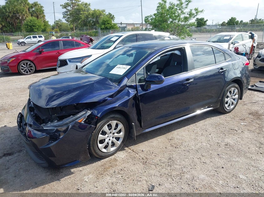 2025 Toyota Corolla 2.0 Le blue Lot 111044813302 Vin 5YFB4MDE1SP247935
