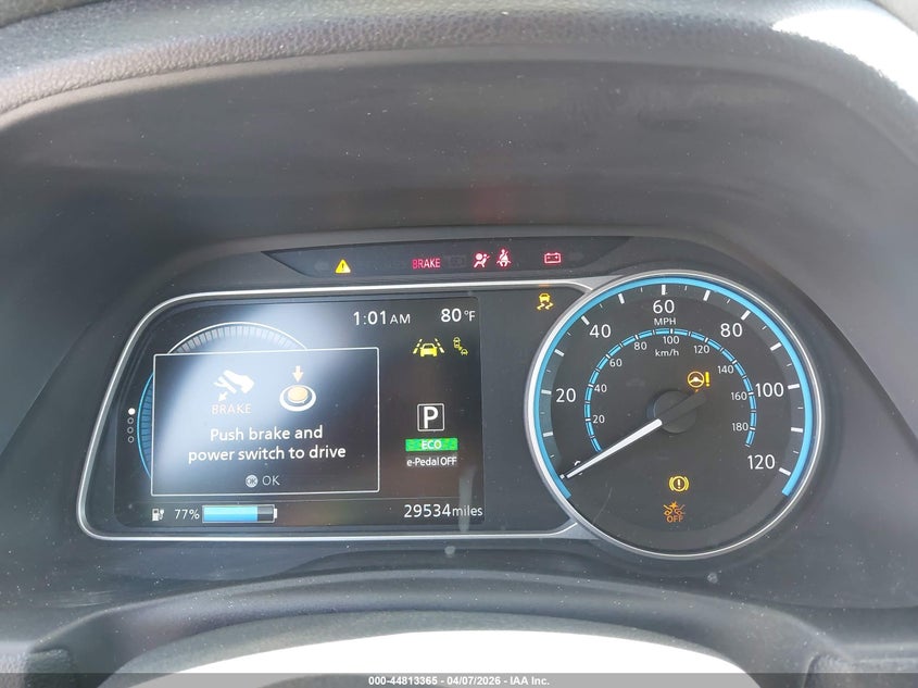 2019 Nissan Leaf Sv VIN: 1N4AZ1CP3KC317626 Lot: 44813365