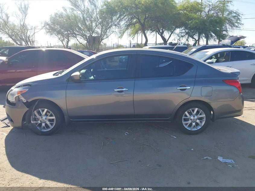 2017 Nissan Versa 1.6 1.6 Sv grey Lot 111044813391 Vin 3N1CN7AP3HL906535