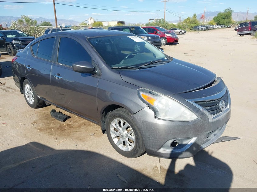 2017 Nissan Versa 1.6 1.6 Sv grey Lot 111044813391 Vin 3N1CN7AP3HL906535