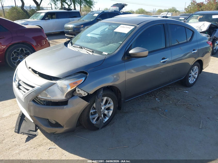 2017 Nissan Versa 1.6 1.6 Sv grey Lot 111044813391 Vin 3N1CN7AP3HL906535