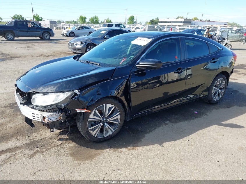 2017 Honda Civic 1.5 Ex-T black Lot 111044813436 Vin 19XFC1F38HE001568
