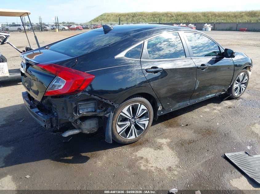 2017 Honda Civic 1.5 Ex-T black Lot 111044813436 Vin 19XFC1F38HE001568