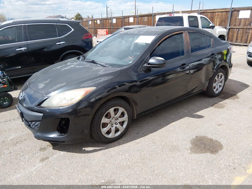2013 Mazda 3 2.0 201 I Sv black Lot 111044813438 Vin JM1BL1TF7D1753983