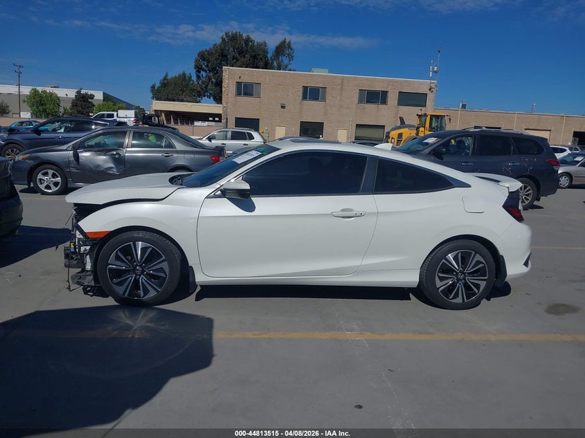 2016 Honda Civic 1.5 Ex-T white Lot 111044813515 Vin 2HGFC3B33GH352376